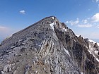 Final stretch to the summit of Mount Temple.