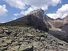 Starting up the east ridge of Eiffel Peak.