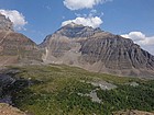 Mount Temple from the east ridge of Eiffel Peak.