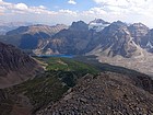 Moraine Lake, Fay Glacier, and Valley of Ten Peaks from Eiffel Peak.