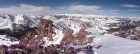 Panoramic views from the summit of Newman Peak.