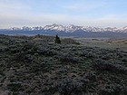 First view of the Sawtooths.