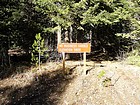 Trailhead sign.