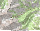 Map of the route, just under seven miles round trip, 1300' elevation gain.