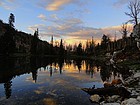 North Fork Lake sunset