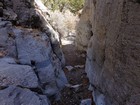 Hiking back down Sawtooth Canyon.