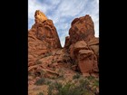 Cool rock formations along the way.