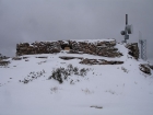 This foundation is all that remains of the fire lookout that was built back in 1914.