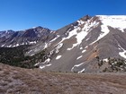 Hope and Trinity from the saddle at the north end of Christian Gulch.