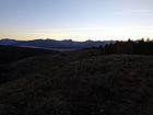 Sawtooth sunset from the summit.