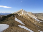 Hiking along the ridge toward Blackmon Peak.