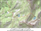 Map of our route, 6 miles round trip 1500' elevation gain.