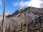 Early view of Perfect Peak from the southwest.