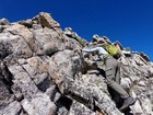 Final scramble to the summit.