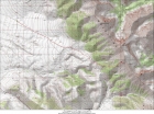 Map of our route, 10 miles round trip and 3300' elevation gain to our stopping point.