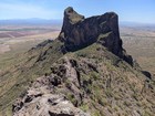 Picacho Peak from Razorback Ridge.