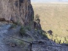 Descending to the south side of Picacho Peak.