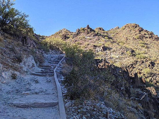 Trail up Piestewa Peak