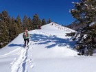 Heading up the ridge.