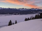 Sawtooth sunset from Obsidian Point.