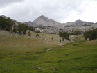 Here's a photo of Standhope Peak, Betty Lake is just over the next rise.