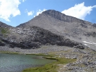 Standhope Peak from the pond above Betty Lake.