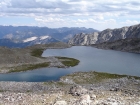 Goat Lake, highest lake in Idaho at 10438'.