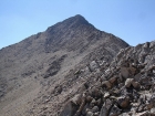 A view back up the northeast ridge of Standhope Peak.