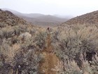 Moto trail descending to Birch Creek.