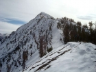Making our way up the ridge to Pole Creek Peak #3.