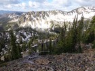 Crater Lake. Can you spot the cabin?