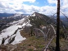 Heading up Big Creek Point, Willson and Crater in the background.