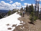 Nearing the summit of Peak 8569'.