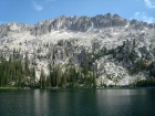 Pats Lake and the north face of Anderson Peak (9704').