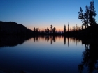 Sunset at Arrowhead Lake, about 9:30pm.