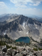 Anderson Peak and Arrowhead Lake from Blacknose Mountain.