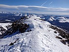 Summit view to the east-northeast.