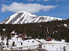 View of the east ridge of Quandary Peak from Highway 9.
