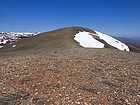 View of the highpoint from the south summit.