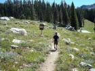 Leaving the trailhead.