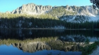 Panoramic view of Rainbow Ridge, south of Big Rainbow Lake.