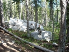 Getting ready to hit the trail after breaking camp.