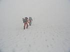 Basecamp at Camp Muir, elevation 10,200'.