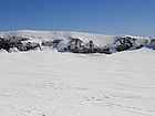 Some steam was actually visible coming up through vents along the edge of the summit crater.