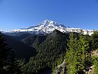 View of Mount Rainier during the drive home.