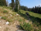 After making the turn to Rapid Lake.
