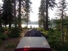 Our campsite on the peninsula.