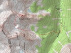 Map of the route, 7 miles and 3700' gain round trip.