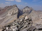 View east toward Abel Peak from the summit.