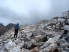Sean nearing the summit of Whiterock Peak (Peak 9486').
